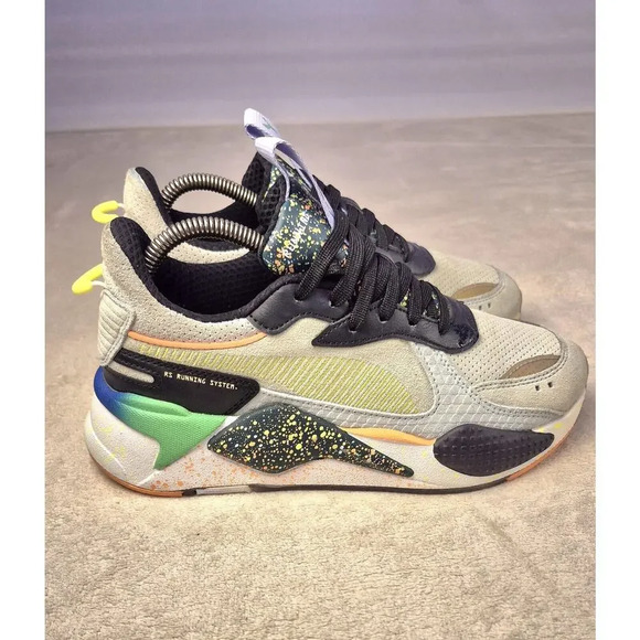 Puma RS-X Running System Sneakers 6.5C Multicolor Suede Athletic Shoes Youth - Picture 1 of 13